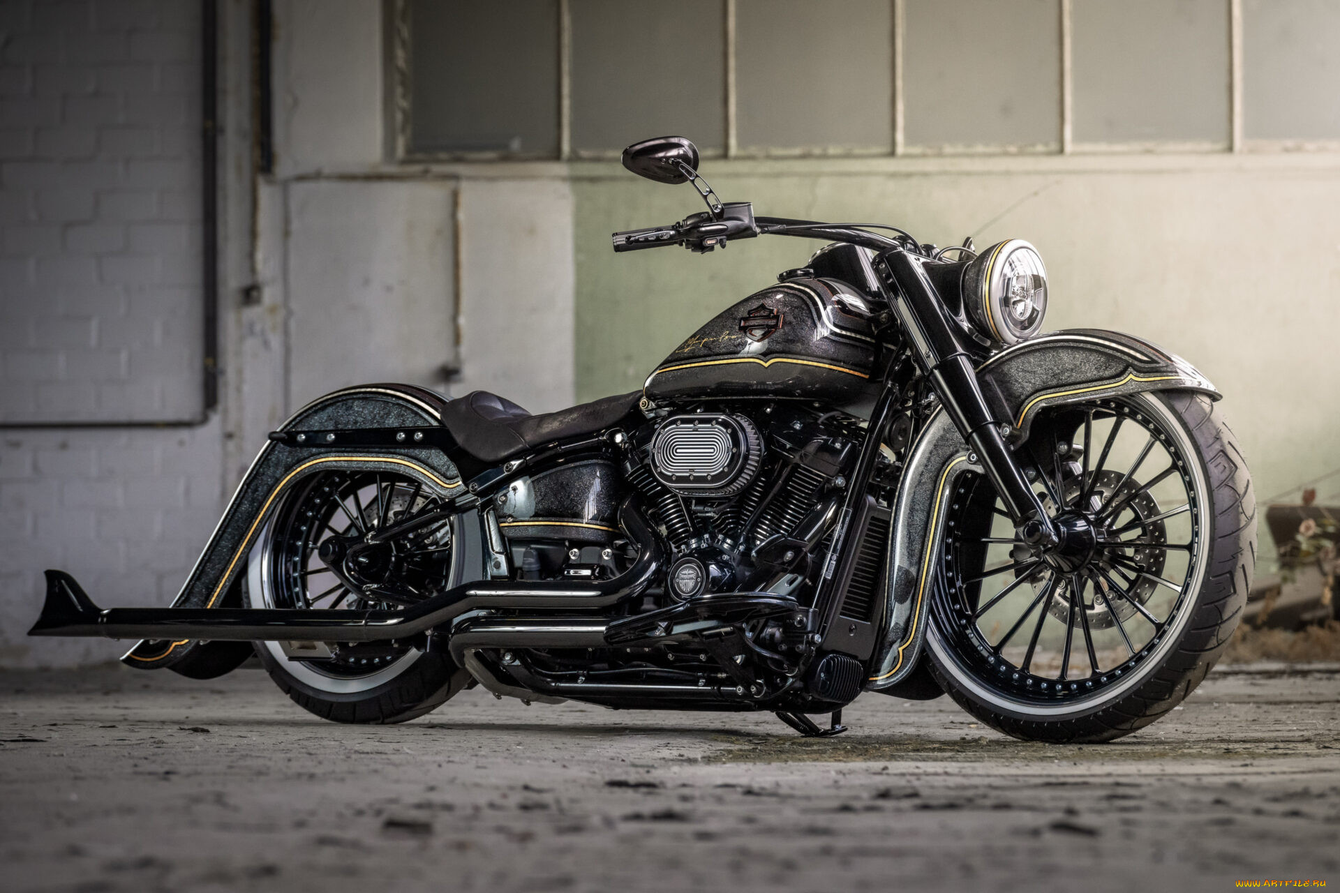 , harley-davidson, softail, heritage, 114, customized, el, impulso, tuning, bikes